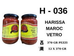 HARISSA MAROC  VETRO 370 GR H - 036