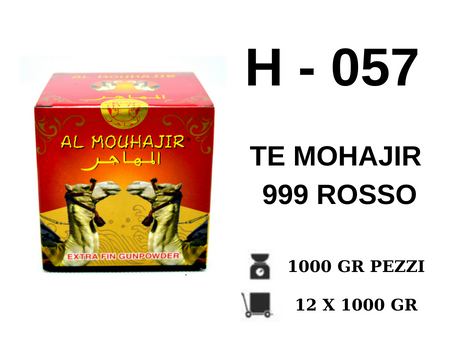 TE MOHAJIR  999 ROSSO 1000 GR H - 057