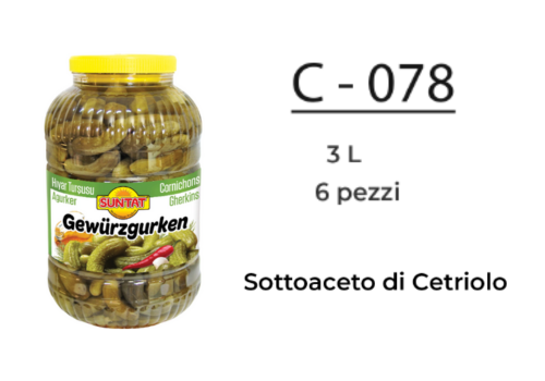 SOTTOACETO DI CETRIOLO 3L C - 078