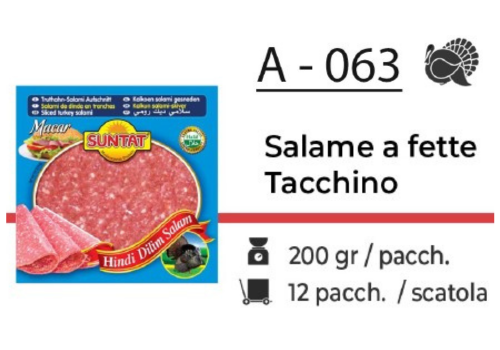 SALAME A FETTE TACCHINO A - 063