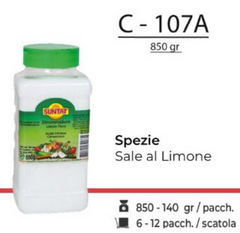 SPEZIE SALE AL LIMONE 850GR C - 107A