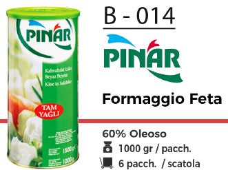 FORMAGGIO FETA %60 OLEOSO 1000 GR  B - 014