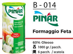 FORMAGGIO FETA %60 OLEOSO 1000 GR  B - 014