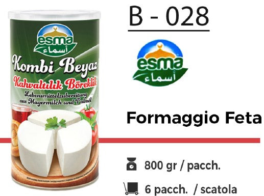FORMAGGIO FETA 800 GR  B - 028