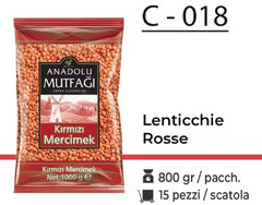 LENTICCHIE ROSSE 800GR  C - 018