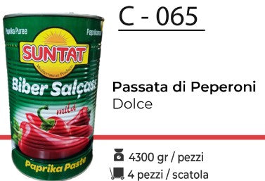 PASSATA DI PEPERONI DOLCE 4300 GR  C - 065
