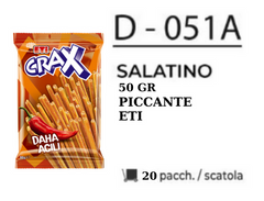 SALATINO PICCANTE 50GR  D - 051A