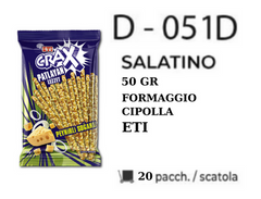 SALATINO FORMAGGIO CIPOLLA 50GR  D - 051D