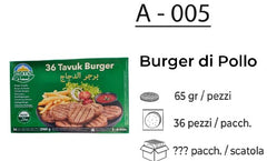 BURGER DI POLLO 36 PEZZI A - 005