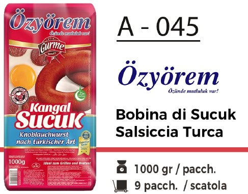 BOBINA DI SUCUK SALSICIA TURCA A - 045