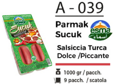 PARMAK SUCUK SALSICCIA TURCA 1000 GR A - 039