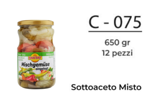 SOTTOACETO MISTO 650 GR C - 075